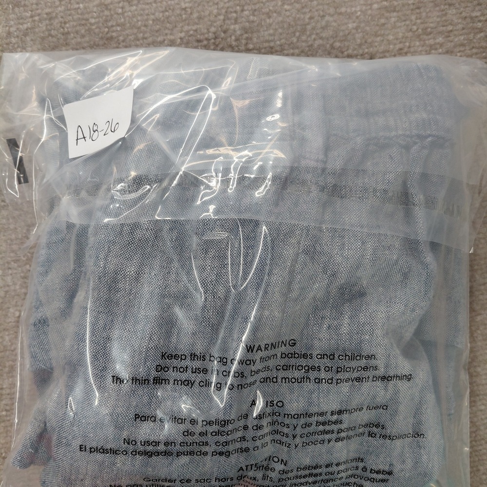 Lands End 100% Linen Flowy Skirt 12 A-Line Button Front Preppy Beachy Coastal - Picture 9 of 9